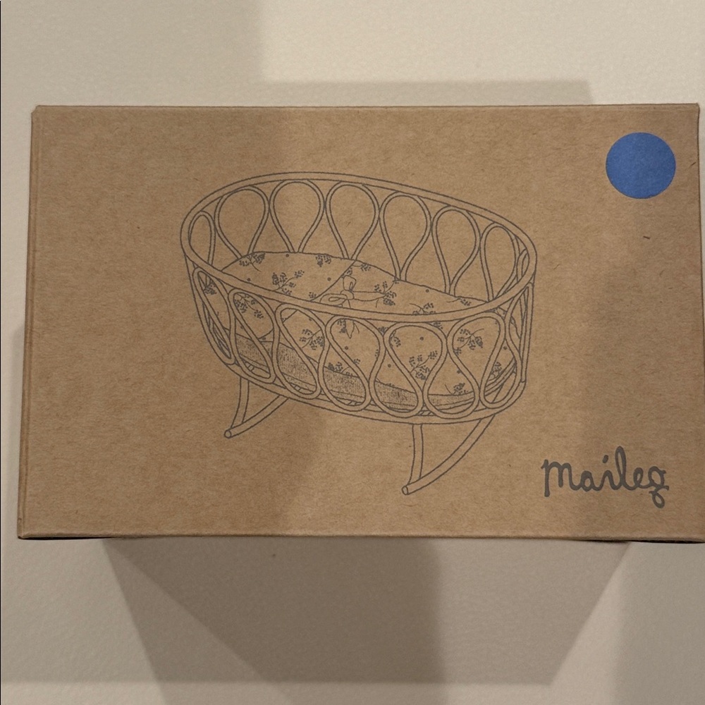 Maileg My Cradle with Sleeping Bag (Blue)